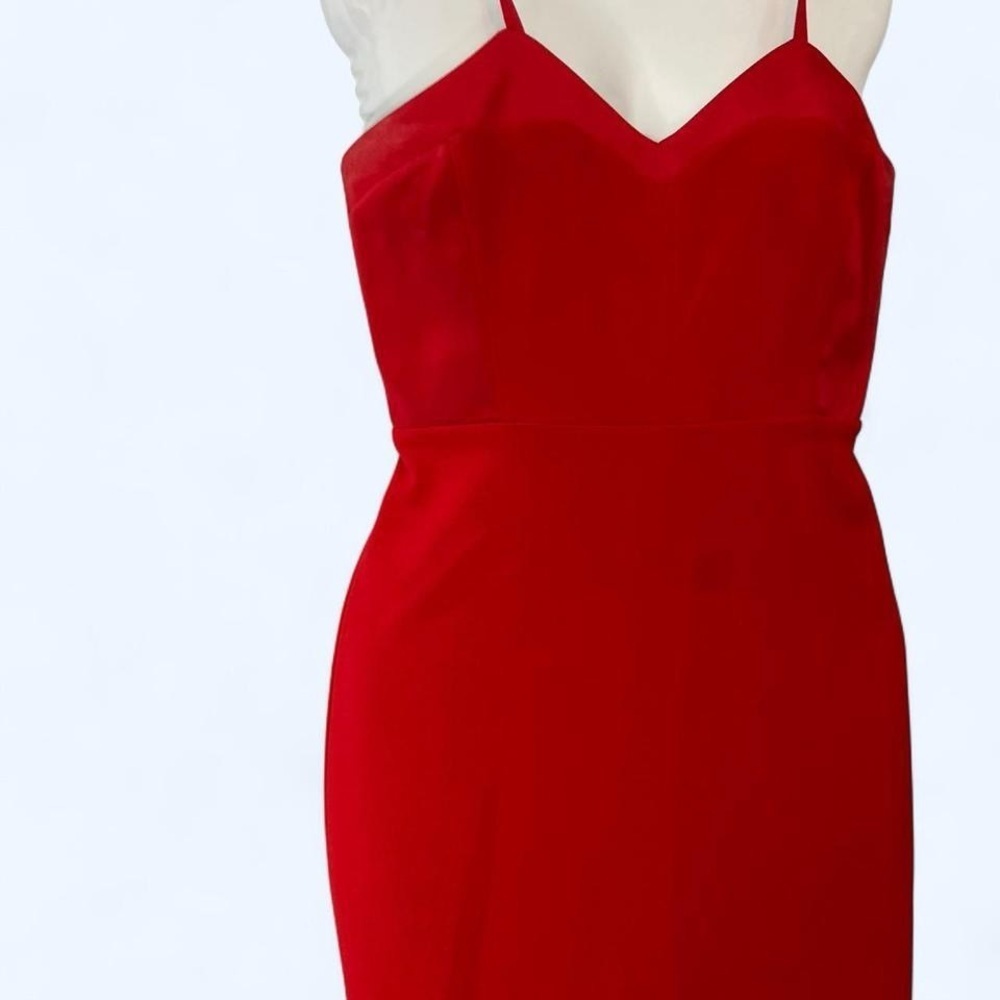 Express red mini dress spaghetti strap XS